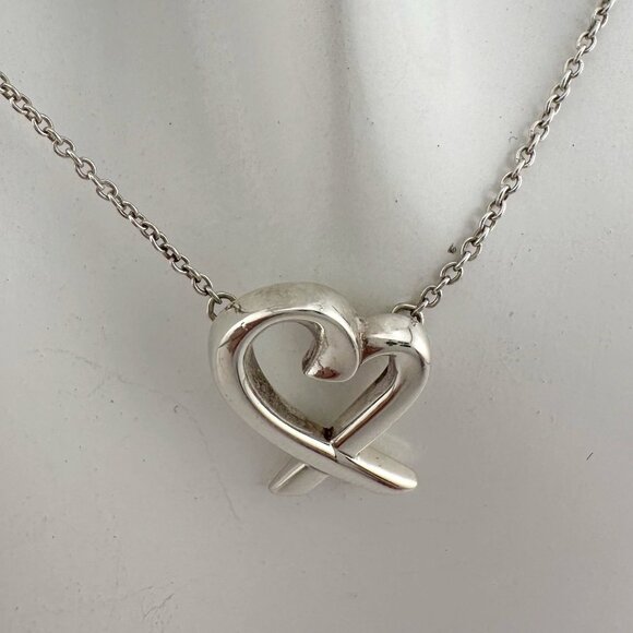 Tiffany and Company Paloma Picasso Loving Heart Necklace with Box & Dustbag - Picture 5 of 9